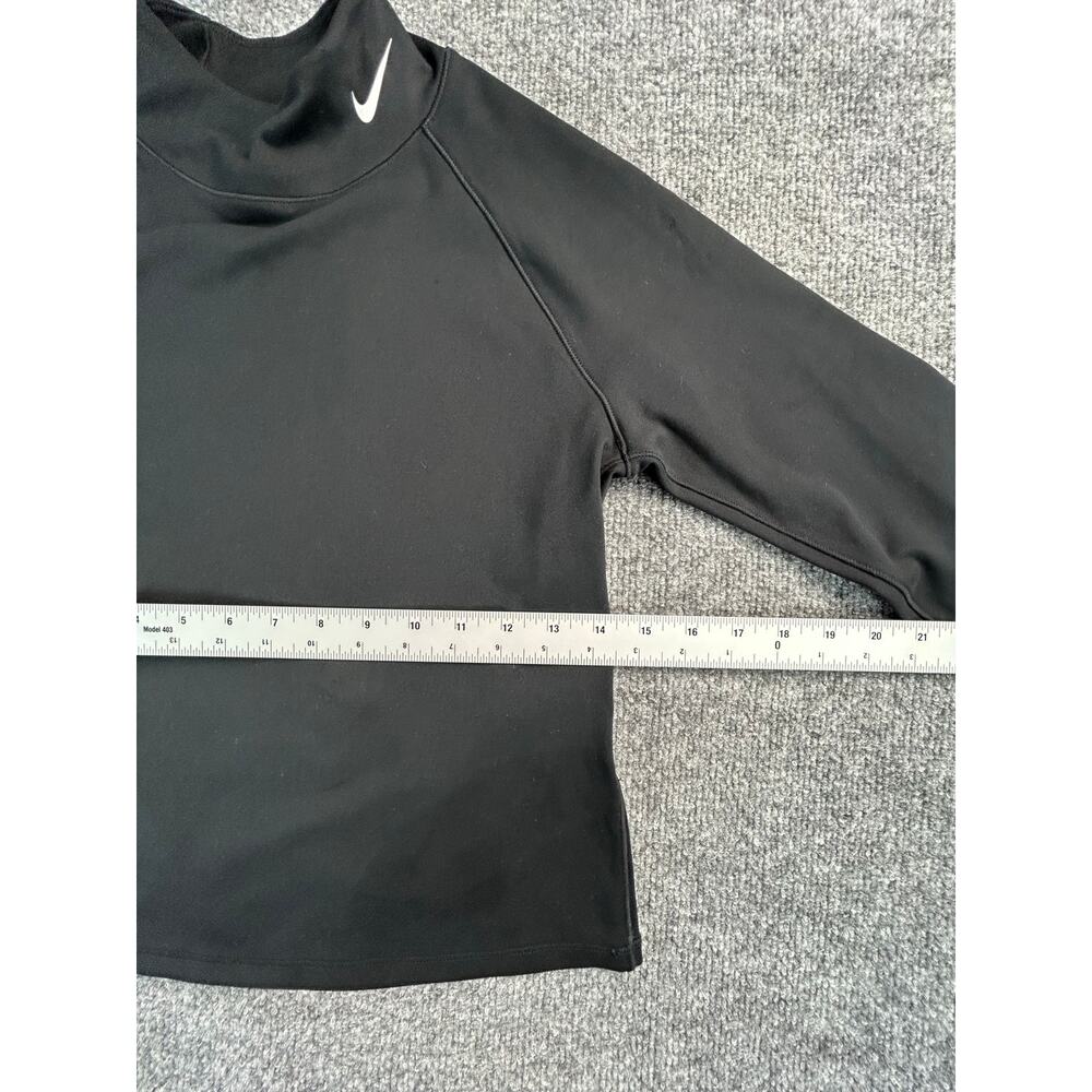 Nike Pro Dri-FIT Mock Neck Compression Training Shirt Black Women's Medium - Picture 5 of 7